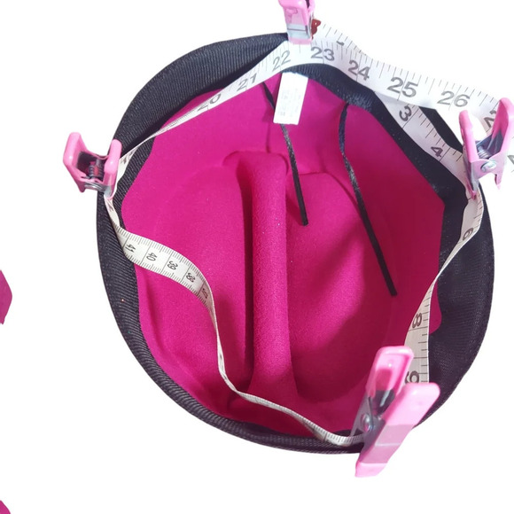 Fuschia‎ Bright Western Hat pearl trimmed hat band wide brim main image 10